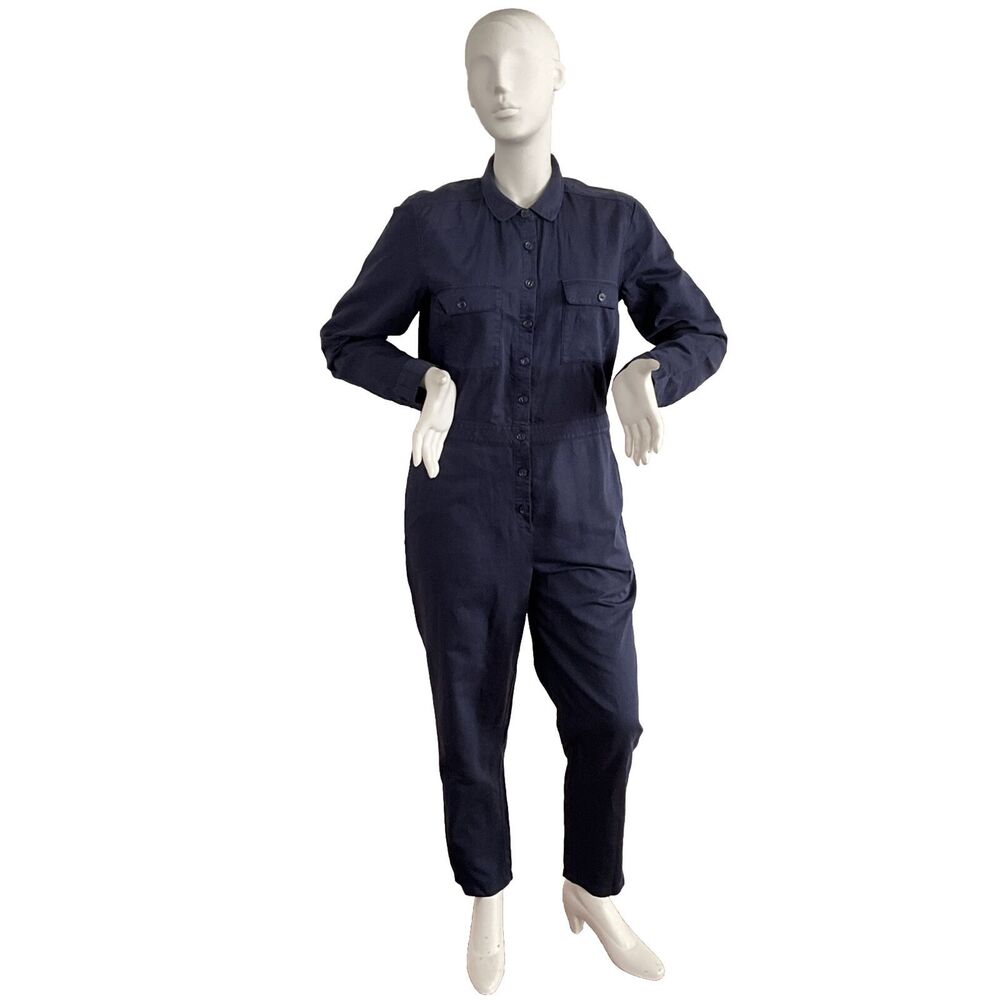 Outerknown S.E.A. Button Front Romper One Piece J… - image 2